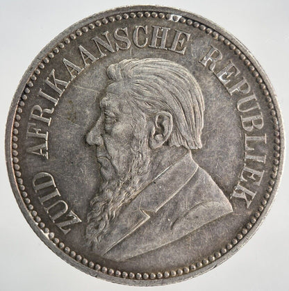 1896 South Africa Half-Crown Silver Coin | Collectable Grade | a1910