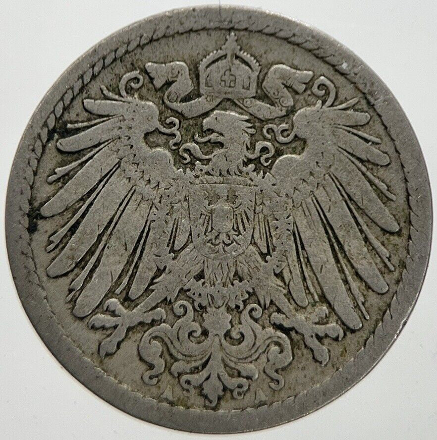 1896 Germany 5 Pfennig Coin | Collectable Grade | a7301