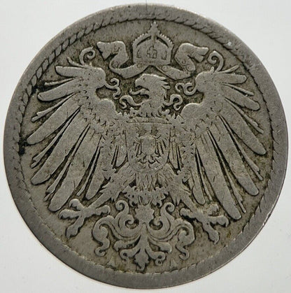 1896 Germany 5 Pfennig Coin | Collectable Grade | a7301