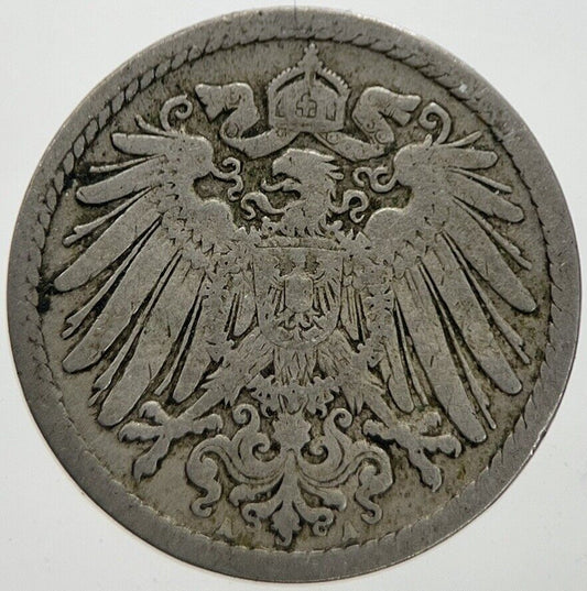 1896 Germany 5 Pfennig Coin | Collectable Grade | a7301