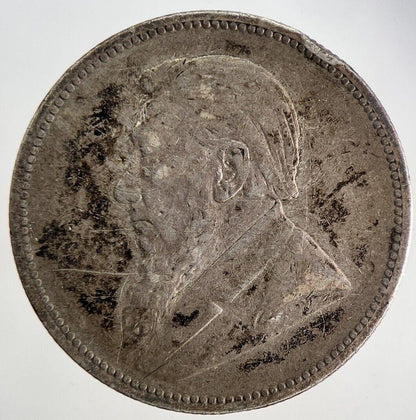 1896 South Africa Florin 2 Shillings Silver Coin | Fine Collectable Grade a6403