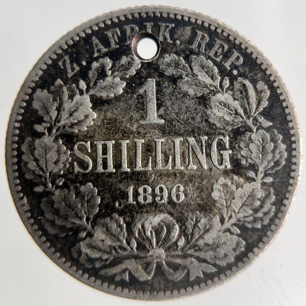 1896 South Africa Shilling Silver Coin | Collectable Grade