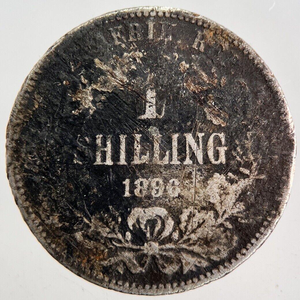 1896 South Africa Shilling Silver Coin | Collectable Grade
