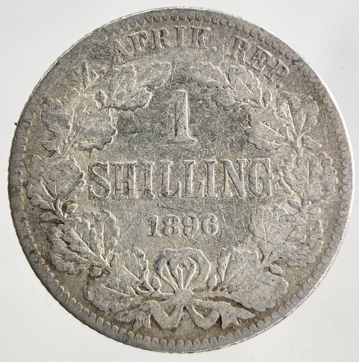 1896 South Africa One Shilling Silver Coin | Collectable Grade