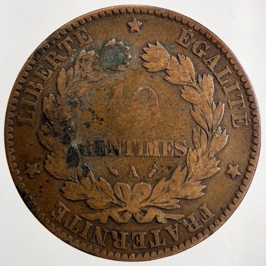 1896 France 10 Centimes Coin | Collectable Grade