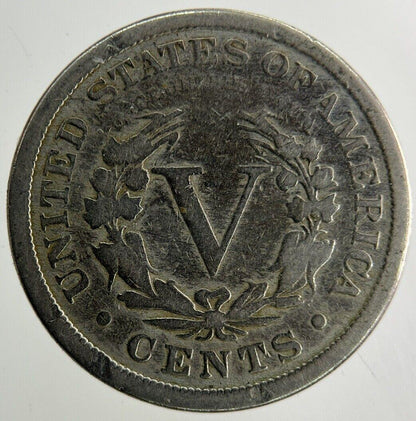 1896 US USA Nickel 5 Cents Coin | Collectable Grade