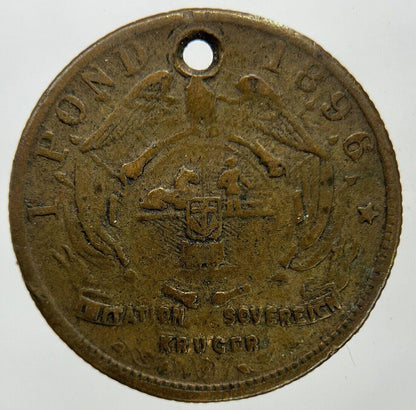 1896 South Africa One 1 Pond Coin | Collectable Grade