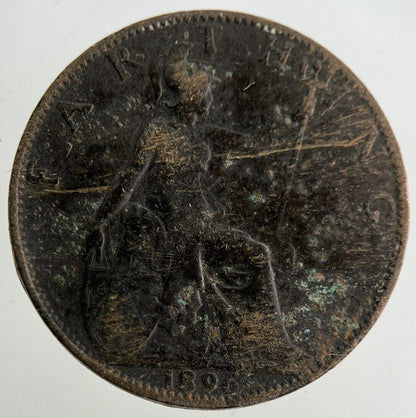 1896 Victoria Farthing Coin | Fair Grade