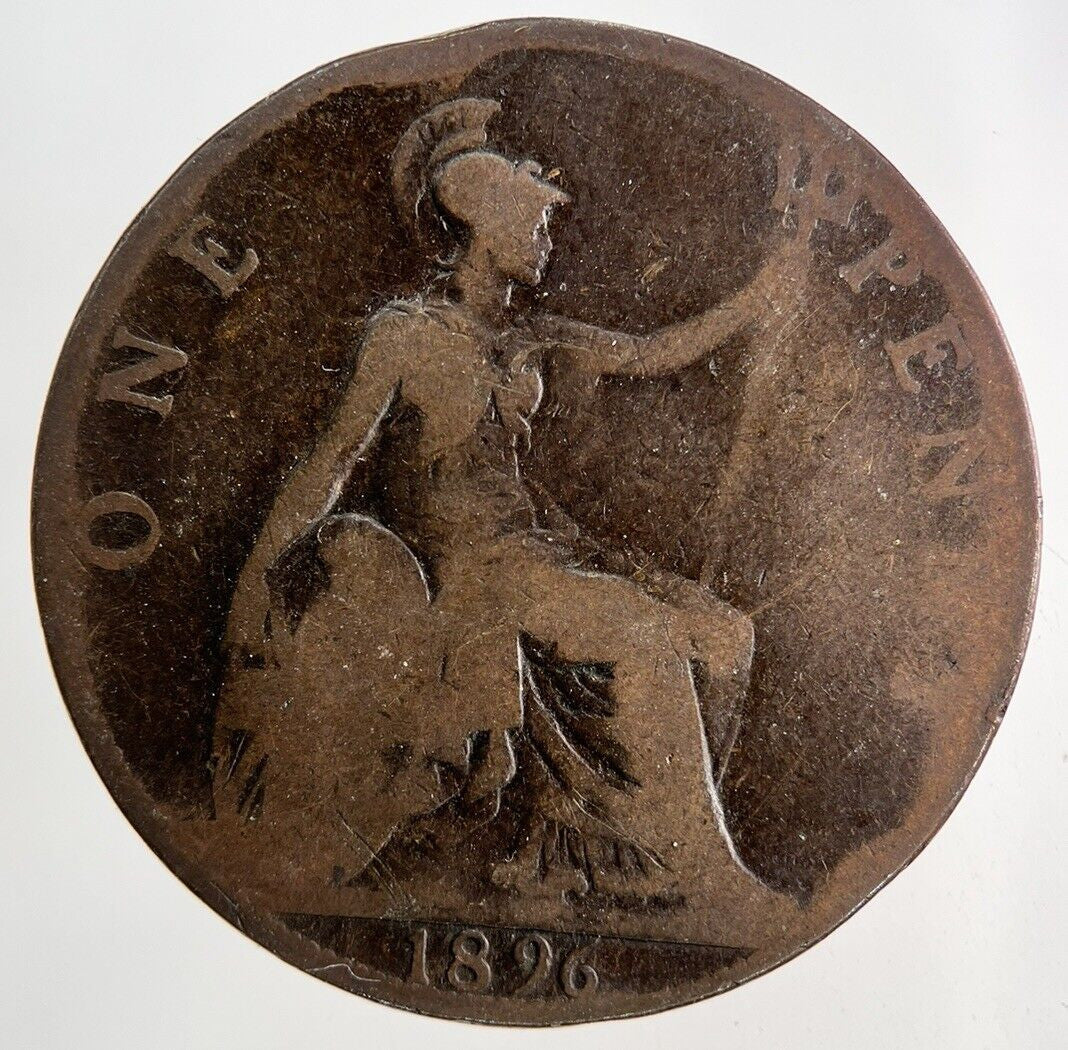 1896 Victoria One Penny Coin | Collectable Grade