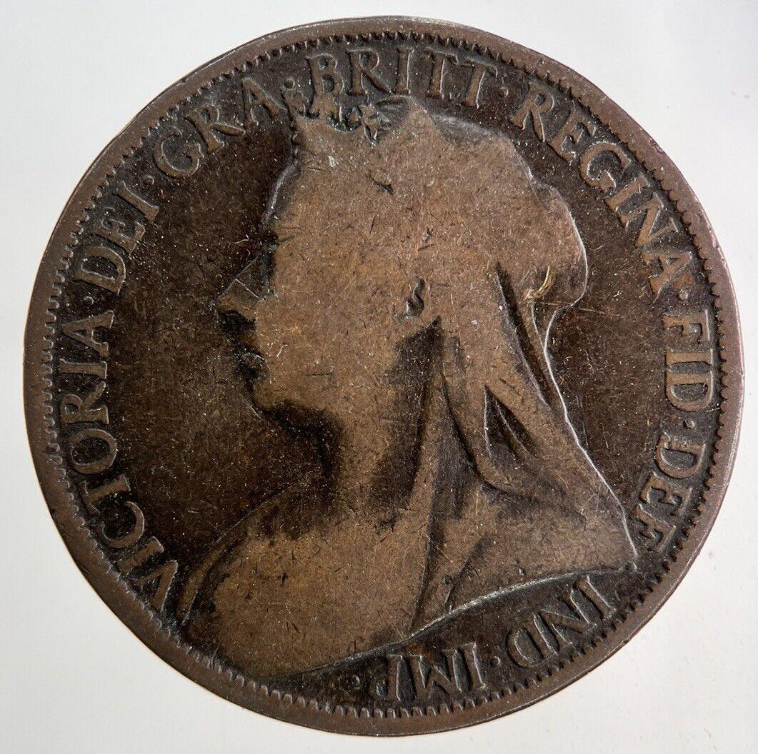 1896 Victoria One Penny Coin | Collectable Grade