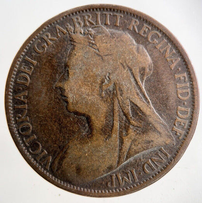 1896 Victoria One Penny Coin | Collectable Grade