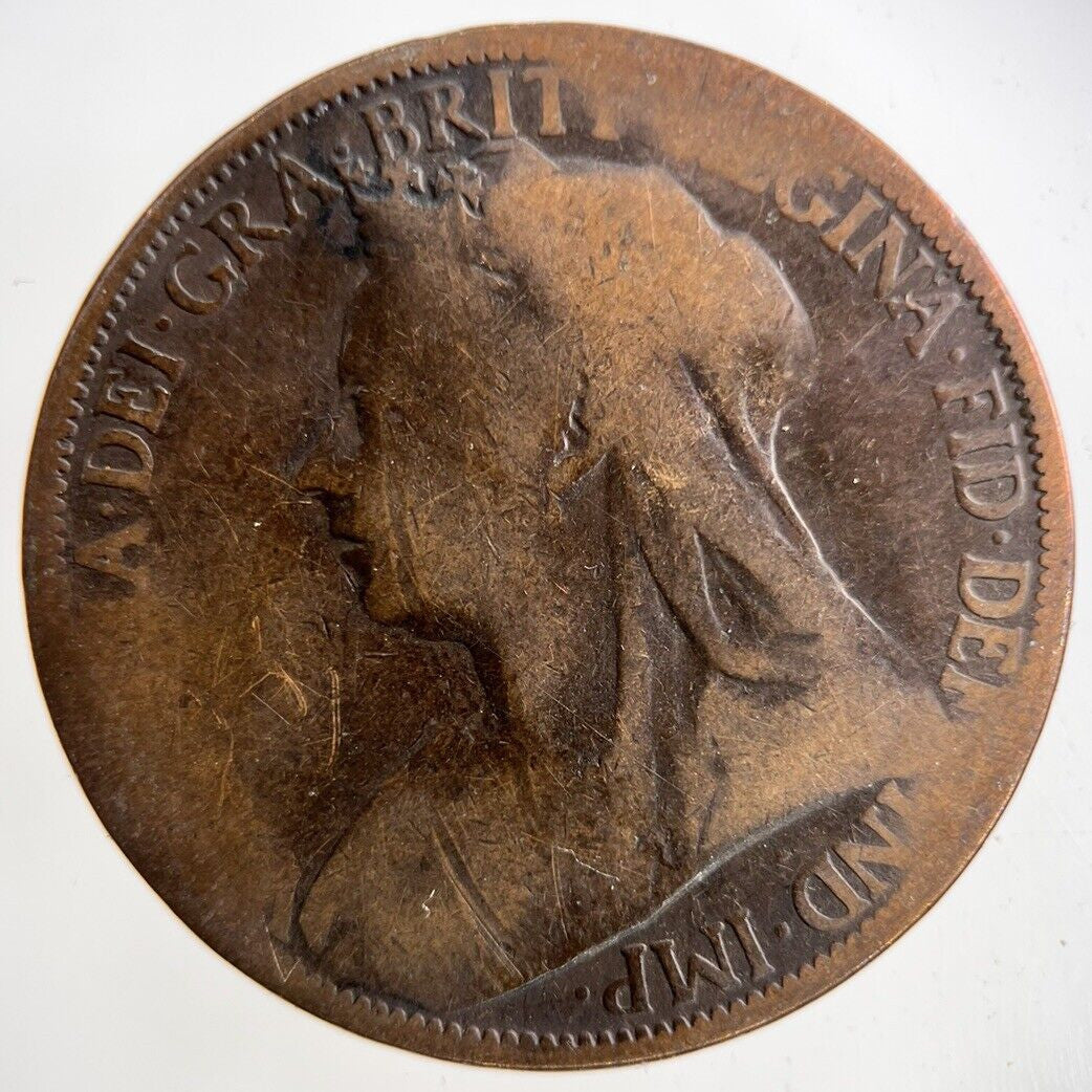 1896 Victoria One Penny Coin | Collectable Grade