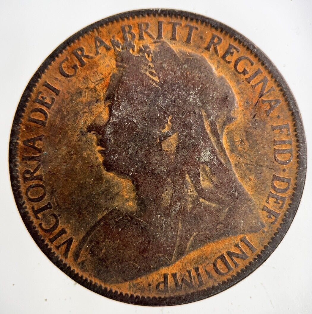 1896 Victoria One Penny Coin | Collectable Grade