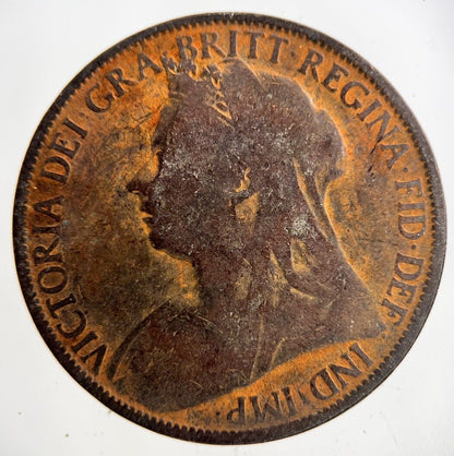 1896 Victoria One Penny Coin | Collectable Grade