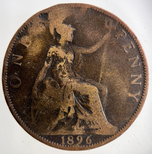 1896 Victoria One Penny Coin | Collectable Grade
