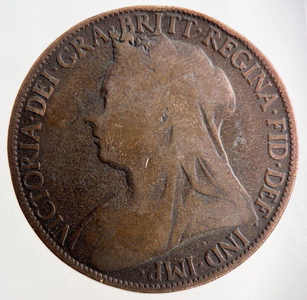 1896 Victoria One Penny Coin | Collectable Grade