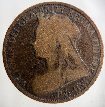 1896 Victoria One Penny Coin | Collectable Grade