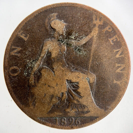 1896 Victoria One Penny Coin | Collectable Grade