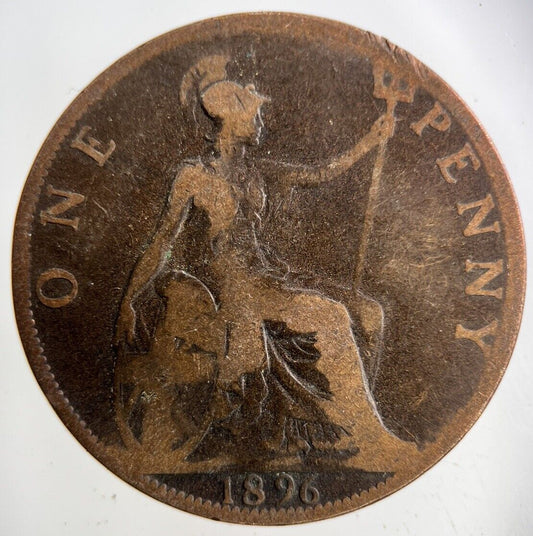 1896 Victoria One Penny Coin | Collectable Grade