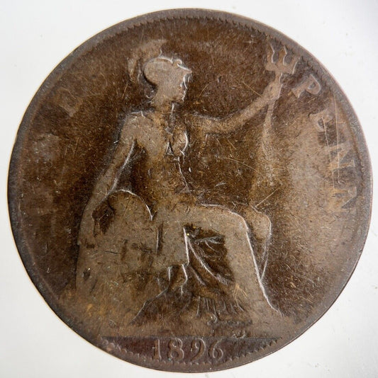 1896 Victoria One Penny Coin | Collectable Grade