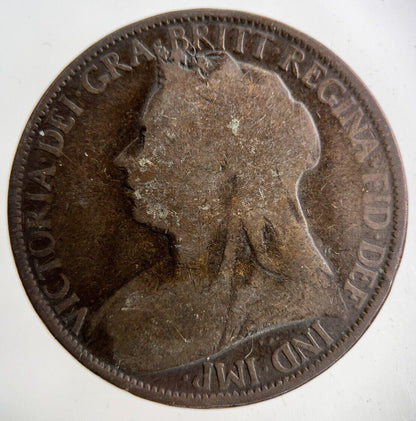 1896 Victoria One Penny Coin | Collectable Grade