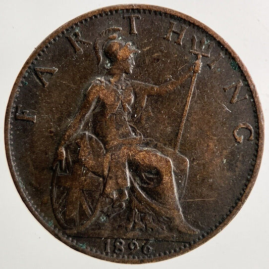 1896 Victoria Farthing Coin | Fine Collectable Grade