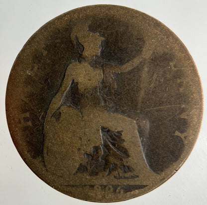 1896 Victoria Half-Penny Coin | Collectable Grade