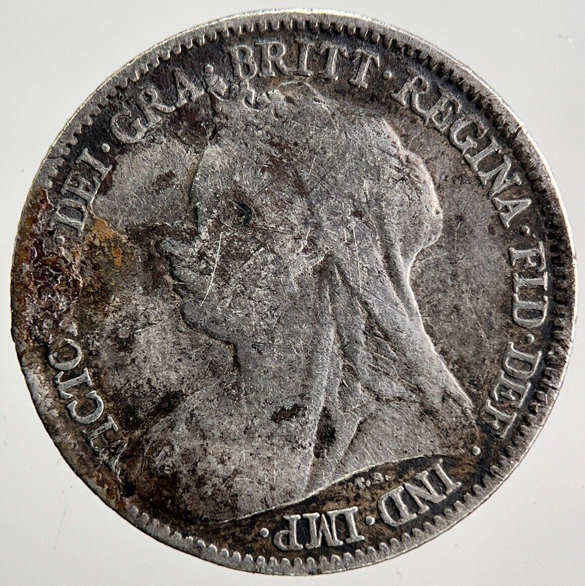 1896 Victoria Sixpence Silver Coin | Collectable Grade | a3413