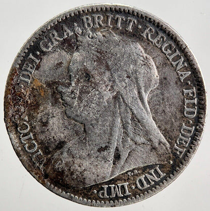 1896 Victoria Sixpence Silver Coin | Collectable Grade | a3413
