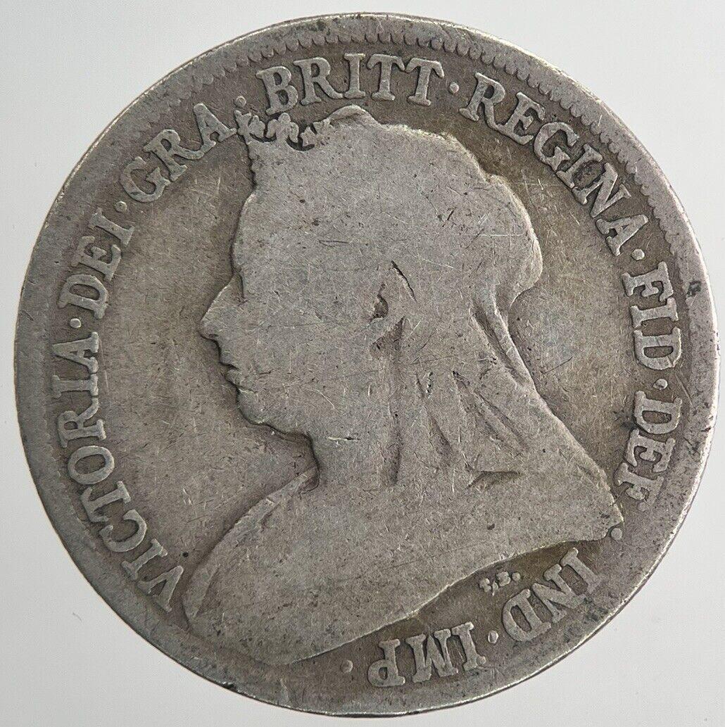 1896 Victoria Shilling Silver Coin | Collectable Grade | a6751