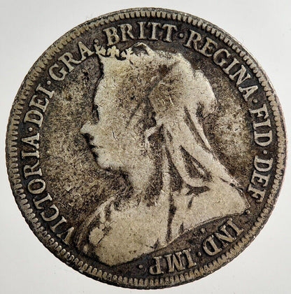 1896 Victoria Shilling Silver Coin | Collectable Grade | a8201