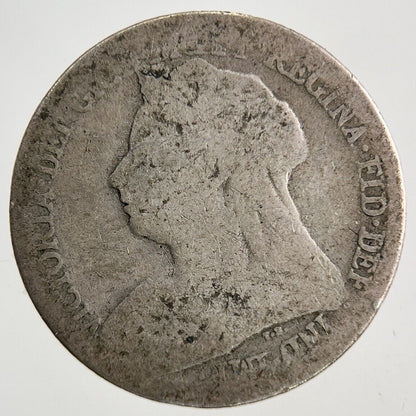 1896 Victoria Sixpence Silver Coin | Fair Grade