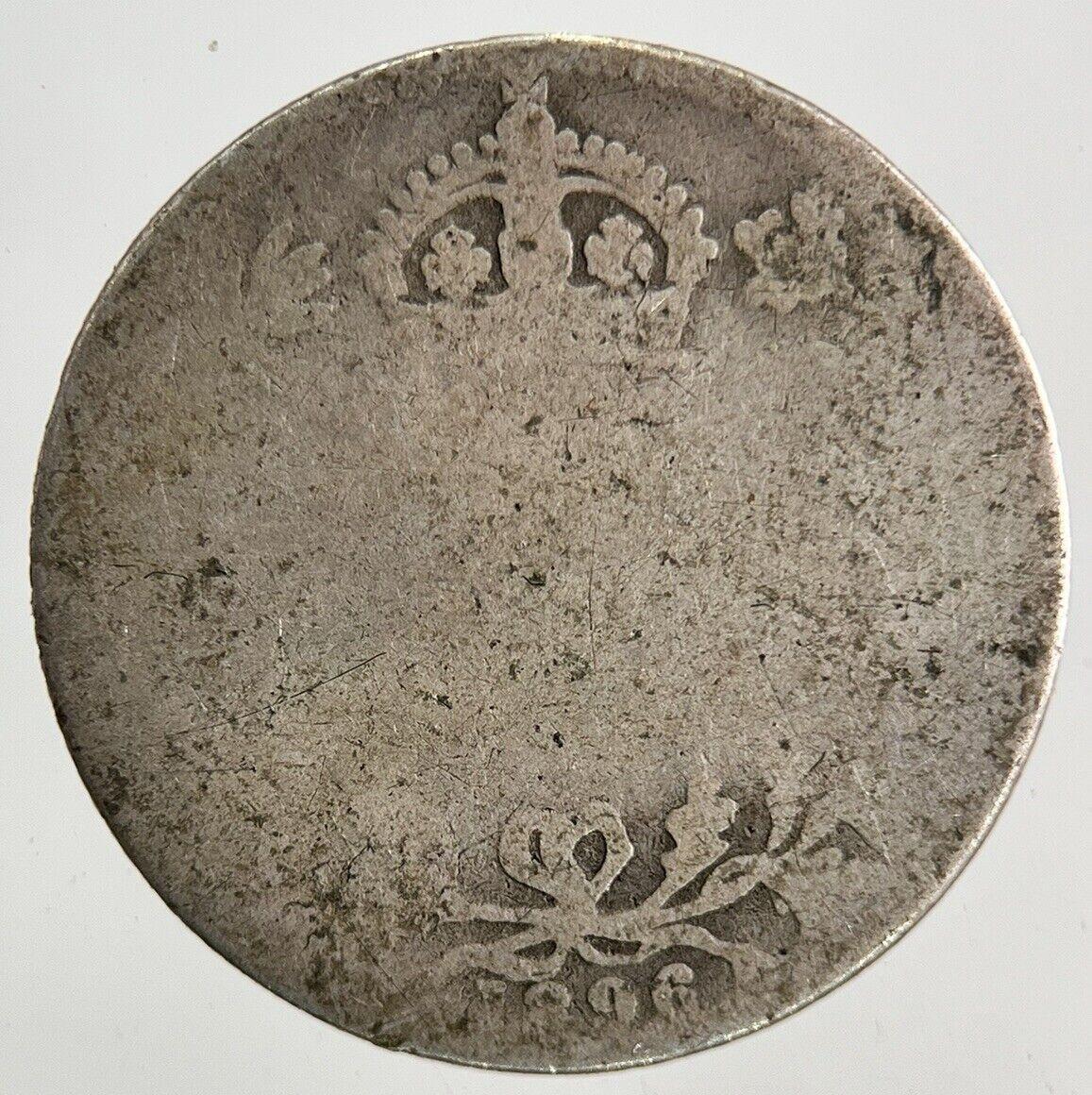 1896 Victoria Sixpence Silver Coin | Fair Grade