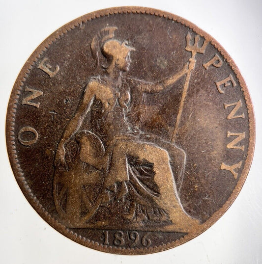 1896 Victoria One Penny Coin | Collectable Grade
