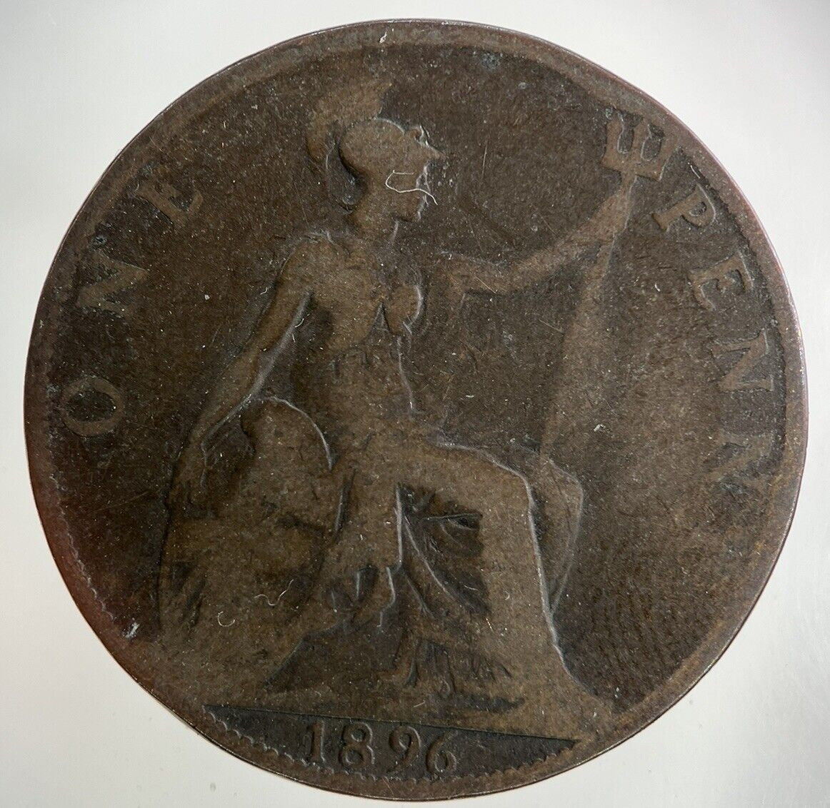 1896 Victoria One Penny Coin | Collectable Grade