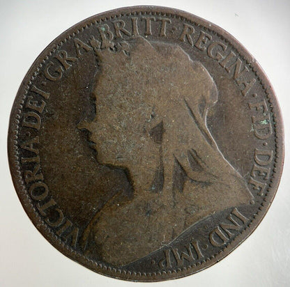 1896 Victoria One Penny Coin | Collectable Grade