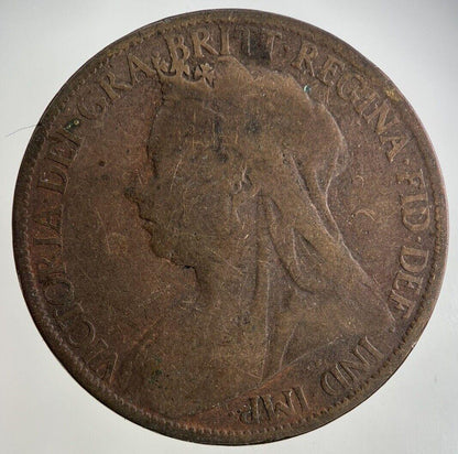 1896 Victoria One Penny Coin | Collectable Grade