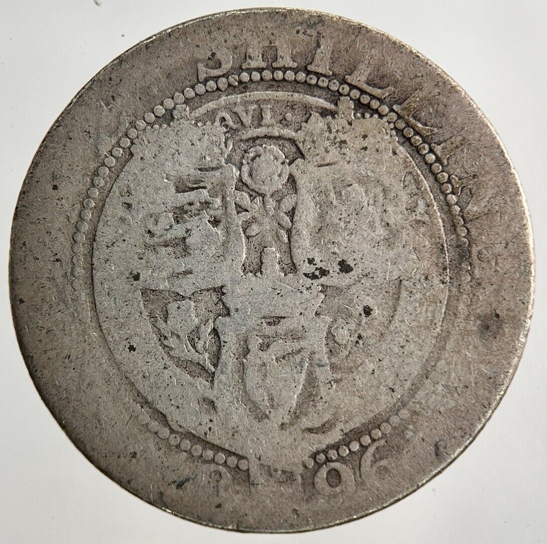 1896 Victoria Shilling Silver Coin | Fair Grade