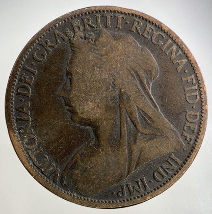 1896 Victoria One Penny Coin | Collectable Grade