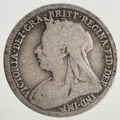 1896 Victoria Silver Threepence Coin | Collectable Grade