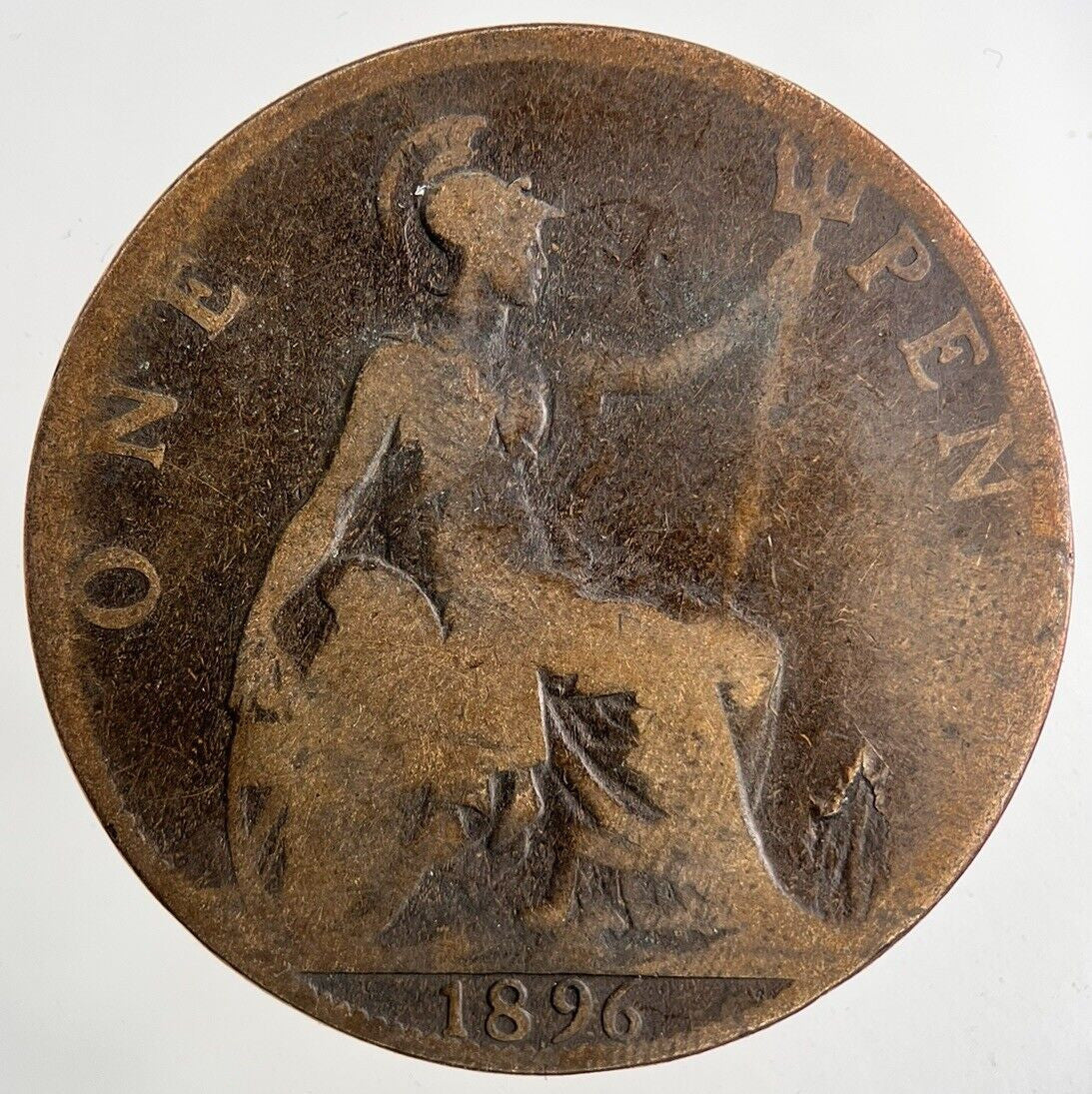 1896 Victoria One Penny Coin | Collectable Grade