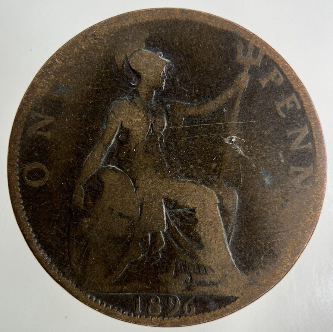 1896 Victoria One Penny Coin | Collectable Grade