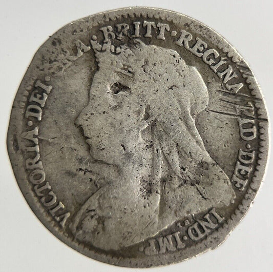 1896 Victoria Threepence Silver Coin | Collectable Grade
