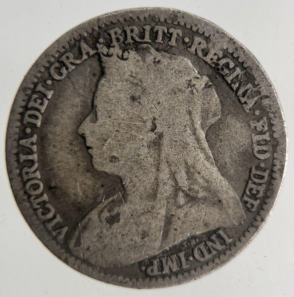 1896 Victoria Threepence Silver Coin | Collectable Grade