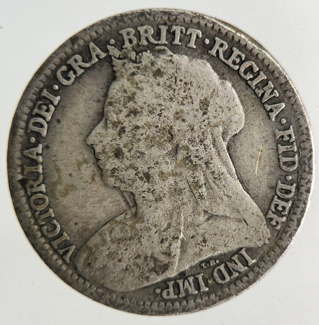 1896 Victoria Threepence Silver Coin | Collectable Grade
