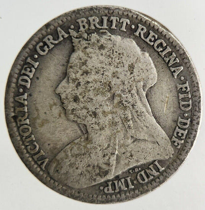 1896 Victoria Threepence Silver Coin | Collectable Grade