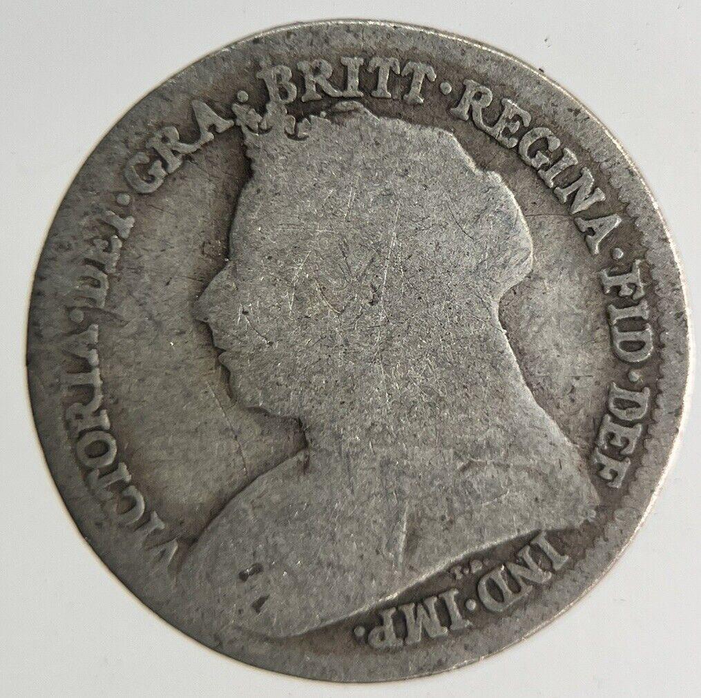 1896 Victoria Threepence Silver Coin | Collectable Grade