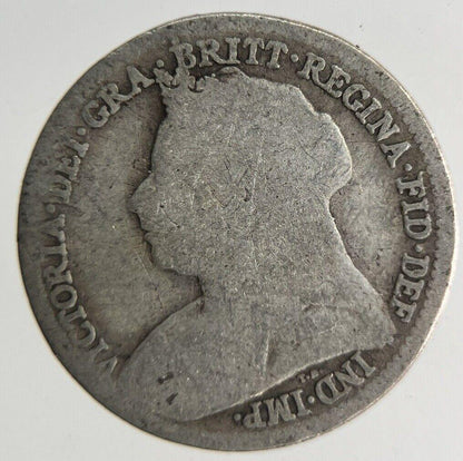 1896 Victoria Threepence Silver Coin | Collectable Grade