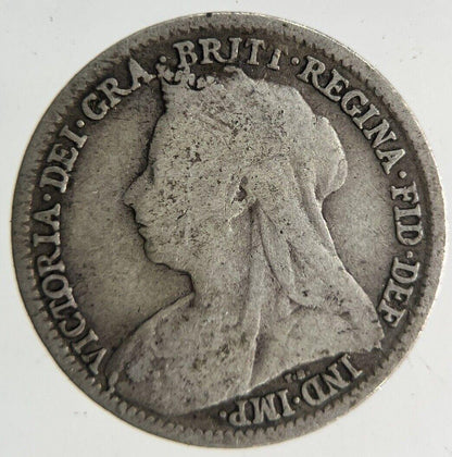 1896 Victoria Threepence Silver Coin | Fine Collectable Grade