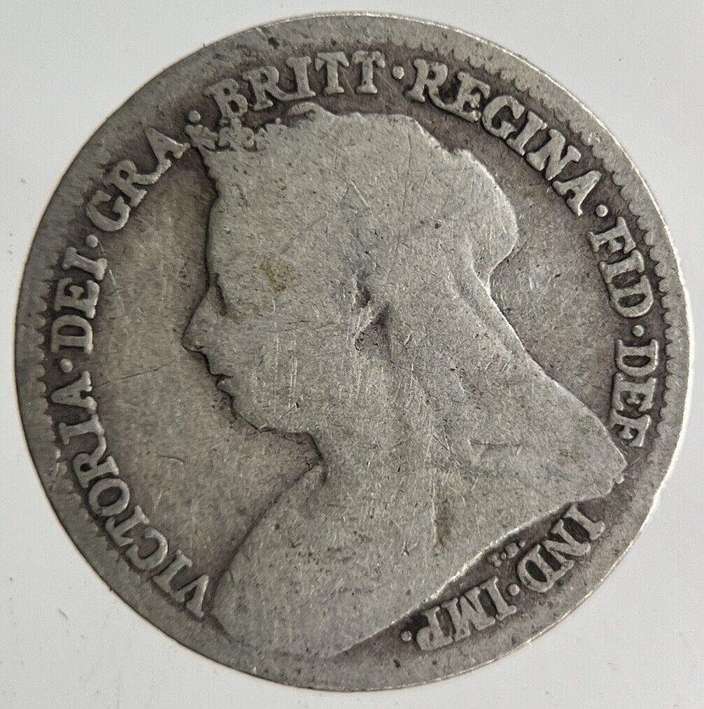 1896 Victoria Threepence Silver Coin | Collectable Grade